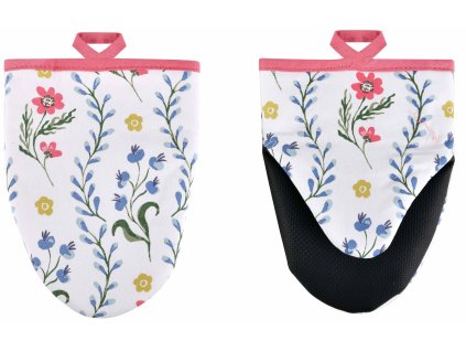 UW - Pár malých kuchyňských rukavic Boho Floral - 19 x 14 cm