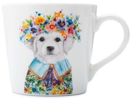 Kitchen Craft - Porcelánový hrníček Tipperleyhill Puppy - 380 ml