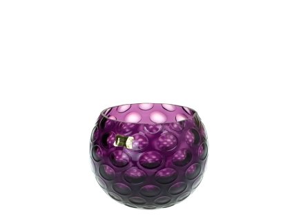 Miska/svícen 14 cm EGERMANN - deep purple