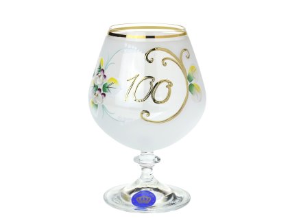 Výroční číše 400 ml "100" bílá