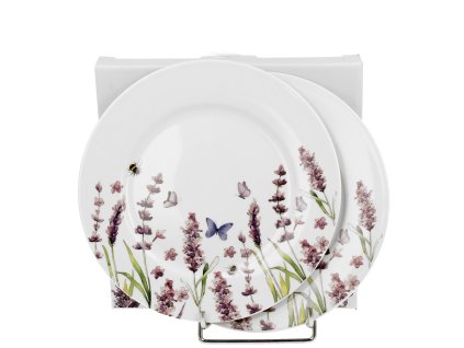 Talíř dezertní 19 cm - Levandule - sada 2 ks
