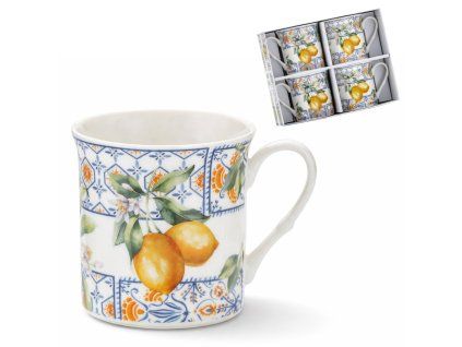 Hrnek 320 ml - Lemon Tree collection - souprava 4 ks