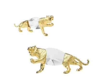 Tygr 10 cm - gold