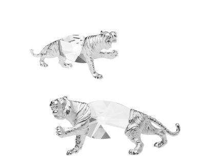 Tygr 10 cm - silver