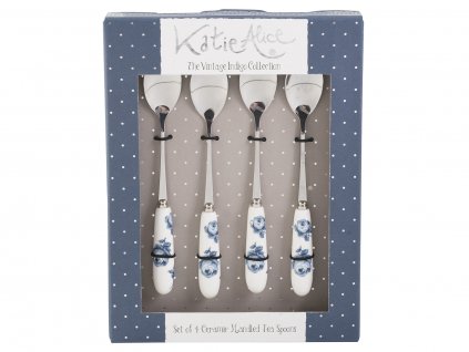 Lžičky na moučník Vintage Indigo od Katie Alice