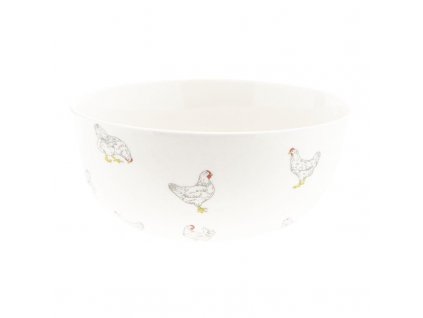 Clayre & Eef - Keramická miska LITTLE CHICKEN - Ø 14*6 cm