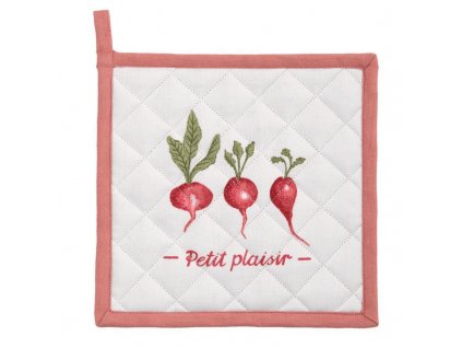 Clayre & Eef - Podložka pod hrnec nebo chňapka PETIT PLAISIR - 20*20 cm