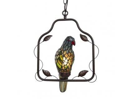 Clayre & Eef - Závěsná lampa Tiffany - 40*26*86 cm E14/max 1*25W