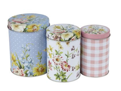 Creative Tops - Plechové kuchyňské dózy English Garden - 20*20cm