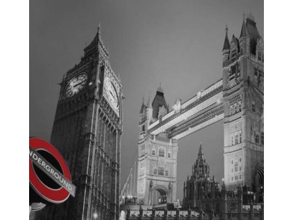 Korkové prostírání pod skleničky Tower Bridge