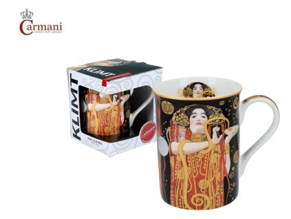 Carmani - Porcelánový hrnek Classic Klimt "Hygiena" v dárkové krabičce - 420 ml