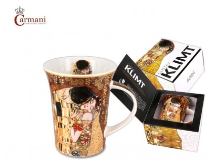 Porcelánový hrnek GUSTAV KLIMT v dárkové krabičce - 350 ml