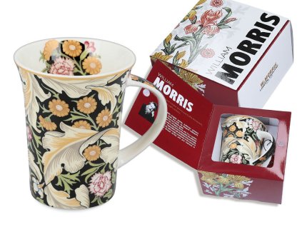Carmani - Porcelánový hrnek WILLIAM MORRIS v dárkové krabičce - 350 ml