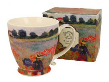 Porcelánový hrnek Claude Monet na stopce v dárkové krabičce - 450 ml