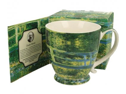 Porcelánový hrnek Claude Monet na stopce v dárkové krabičce - 450ml
