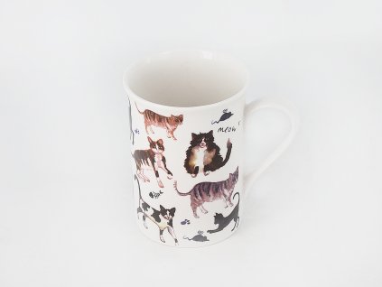 Hanipol - Porcelánový hrníček "Kočky" - 380 ml
