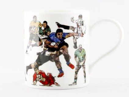 E. LTD - Porcelánový hrníček Ragby 350 ml