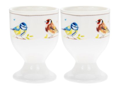 Leonardo - Sada 2 kalíšků na vejce "Country Life Birds" - 5*5*7 cm
