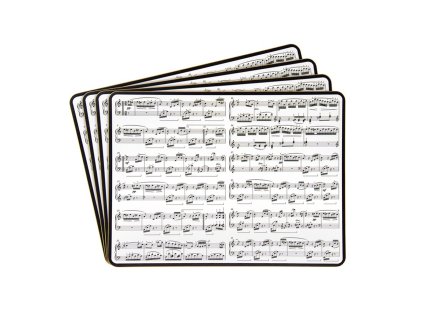 Leonardo - Korkové prostírání "Making Music" /29*22 cm/ - 4 ks