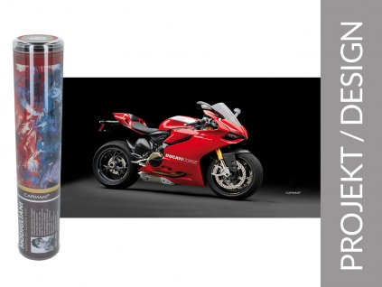 Carmani - Ručník Ducati Corse v dárkové krabičce - 70*140 cm