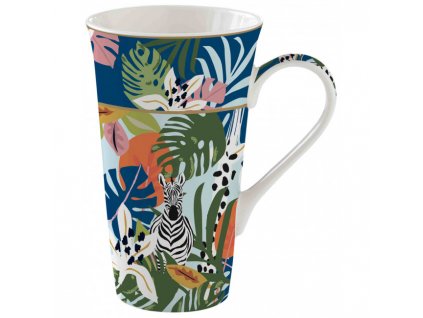 Porcelánový hrnek velký Tropical Vibes v dárkové krabičce