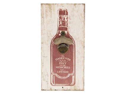 Clayre & Eef - Nástěnný otvírák lahví HANDGOVER - 15*30 cm