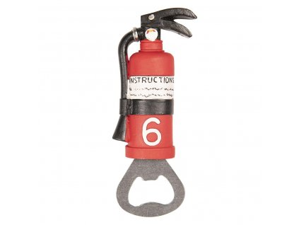 Clayre & Eef - Otvírák na korunkové uzávěry Hasičák - 5*2*12 cm