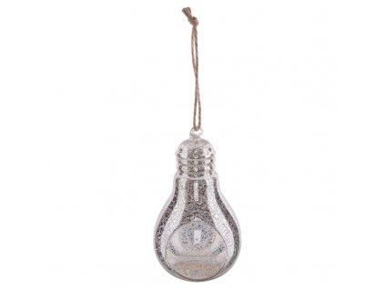 Clayre & Eef - Lucerna na čajovou svíčku FLASHBULB - 9*8*15 cm