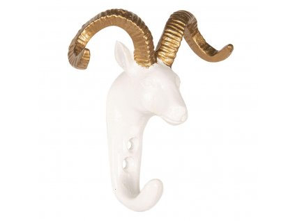 Clayre & Eef - Kovový háček ve tvaru hlavy berana