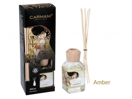 Carmani - Designový difuzér G. Klimt "Amber" - 100 ml