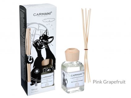 Carmani - Designový difuzér Kočičí svět "Grapefruit" - 100 ml