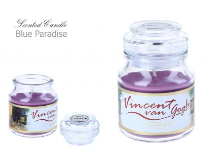 V. Van Gogh - Vonná svíčka ve skle "Blue Paradise" - 335 g