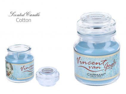 V. Van Gogh - Vonná svíčka ve skle "Cotton" - 335 g