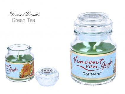 V. Van Gogh - Vonná svíčka ve skle "Green Tea" - 335 g