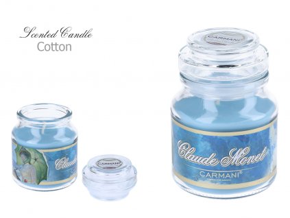 C. Monet - Vonná svíčka ve skle "Cotton" - 335 g