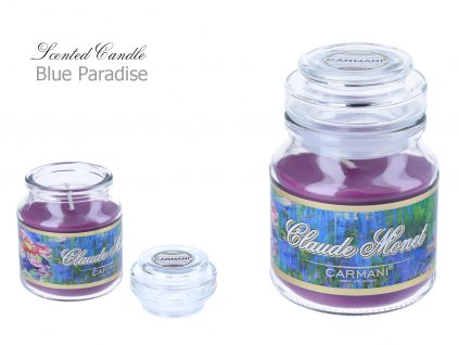 C. Monet - Vonná svíčka ve skle "Blue Paradise" - 335 g