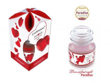 Vonná svíčka ve skle Love at first sight "Grapefruit" - 335 g