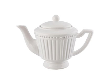 Clayre & Eef - Keramická konvička na čaj ELEGANT COUNTRY - 0,9 l
