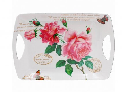 Leonardo - Melaminový tác "Redoute Rose" - 48*33*3 cm