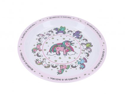 Leonardo - Porcelánový dětský talíř Little star Unicorn