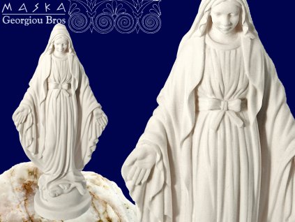 Alabastrová figurka Panna marie - 17 cm
