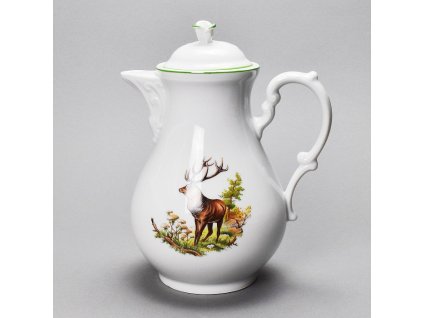 Porcelánová konvice s mysliveckým motivem - 1,55 l