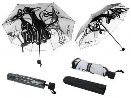 Skládací deštník kočky
