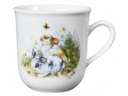 Porcelánový dětský hrneček Králíčci - 170 ml