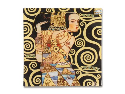 Skleněný talíř G. Klimt Očekávání