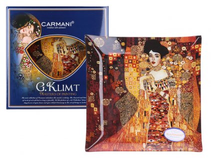 Skleněný talíř Gustav Klimt Adele Bloch