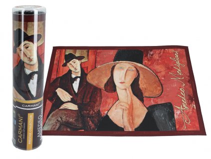 Prostírání A. Modigliani, Woman in a hat