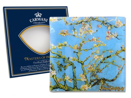 Skleněný talíř V. van Gogh Kvetoucí mandle