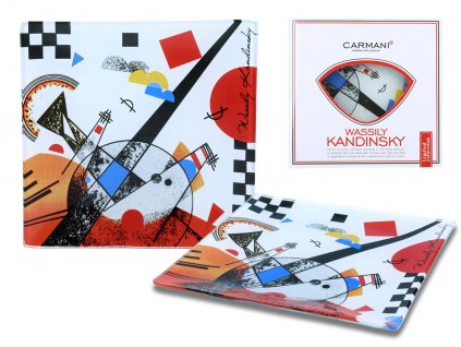 Skleněný talíř W. Kandinsky, Orange