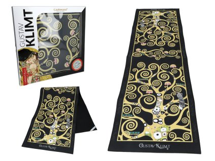 Běhoun na stůl dekor G. Klimt, Strom života